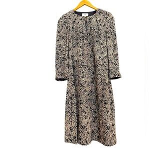 Noa Noa size 34 (4) EUC Elegant pink/blue Long Sleeve Dress